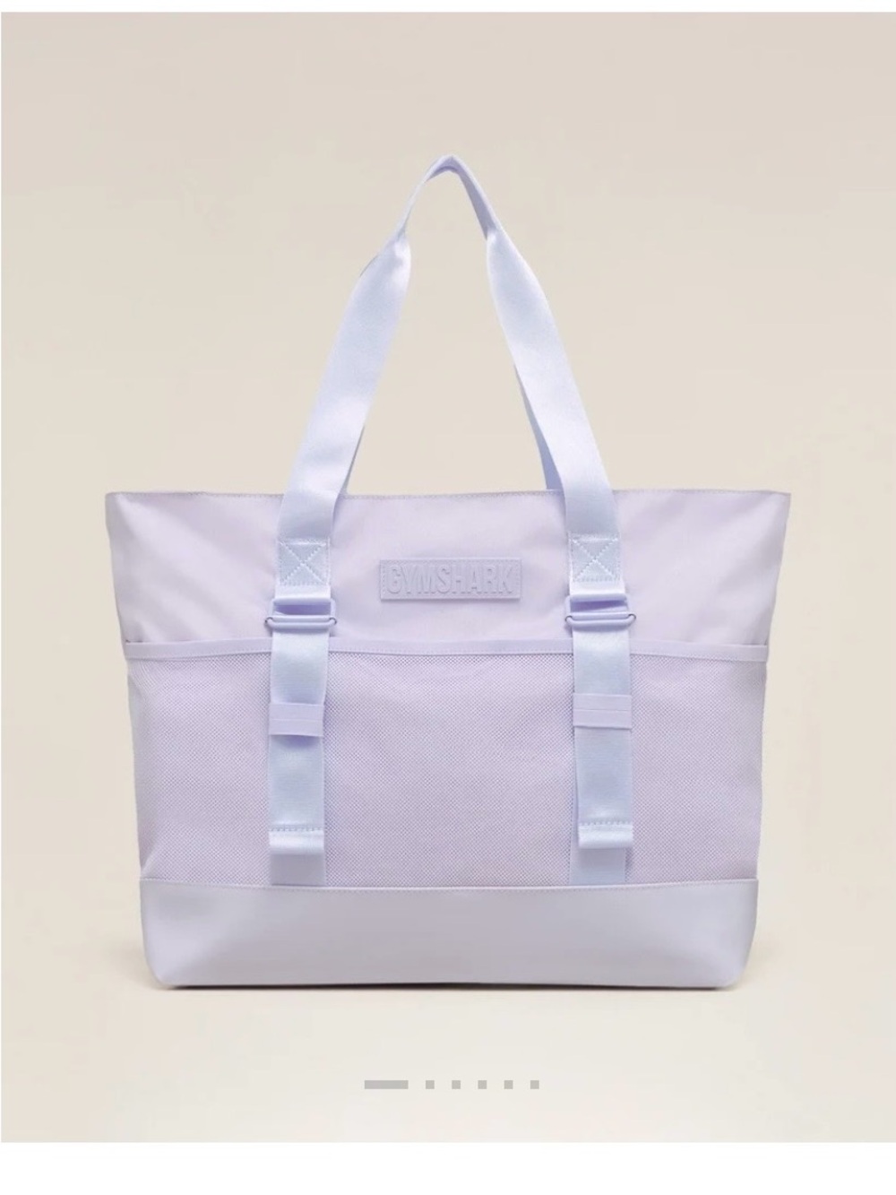 Gymshark Lavender Mesh Panel Tote